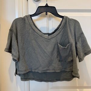 Offline by Aerie Wow! Waffle Voop T-Shirt